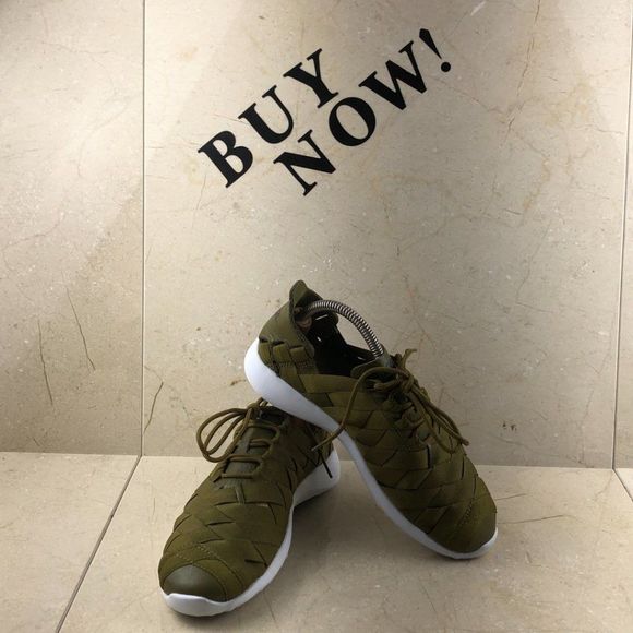 Nike Womens Juvenate Woven 833824-300 Olive Green Athletic Running Shoes US 6.5 - Picture 2 of 11